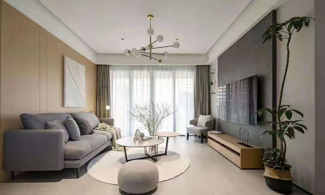 自然舒適的木飾面, 溫柔色調(diào)的軟裝，讓整個空間更具治愈感和親和力，加上生活的煙火氣，安靜而溫馨，平淡而簡單。 (9).jpg