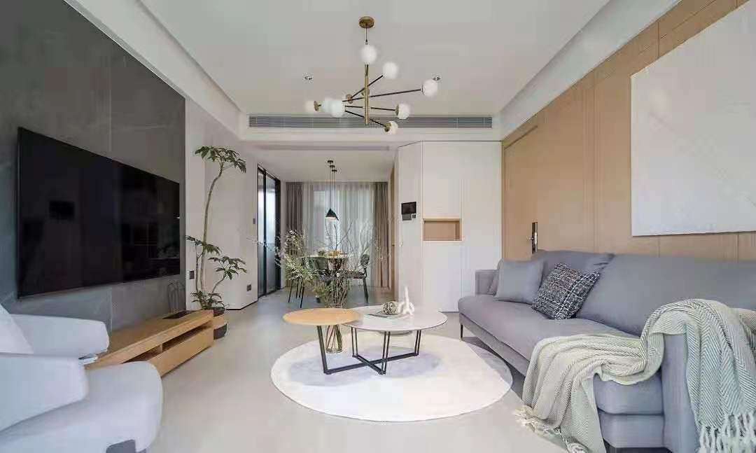 自然舒適的木飾面, 溫柔色調(diào)的軟裝，讓整個空間更具治愈感和親和力，加上生活的煙火氣，安靜而溫馨，平淡而簡單。 (7).jpg