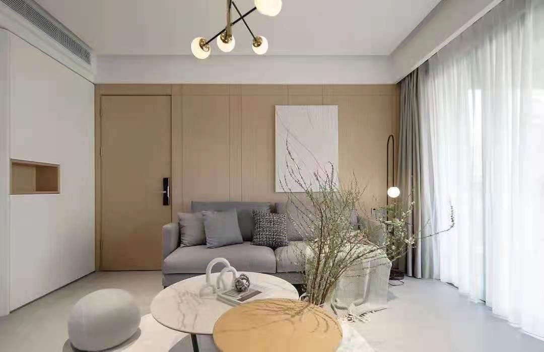 自然舒適的木飾面, 溫柔色調(diào)的軟裝，讓整個空間更具治愈感和親和力，加上生活的煙火氣，安靜而溫馨，平淡而簡單。 (6).jpg