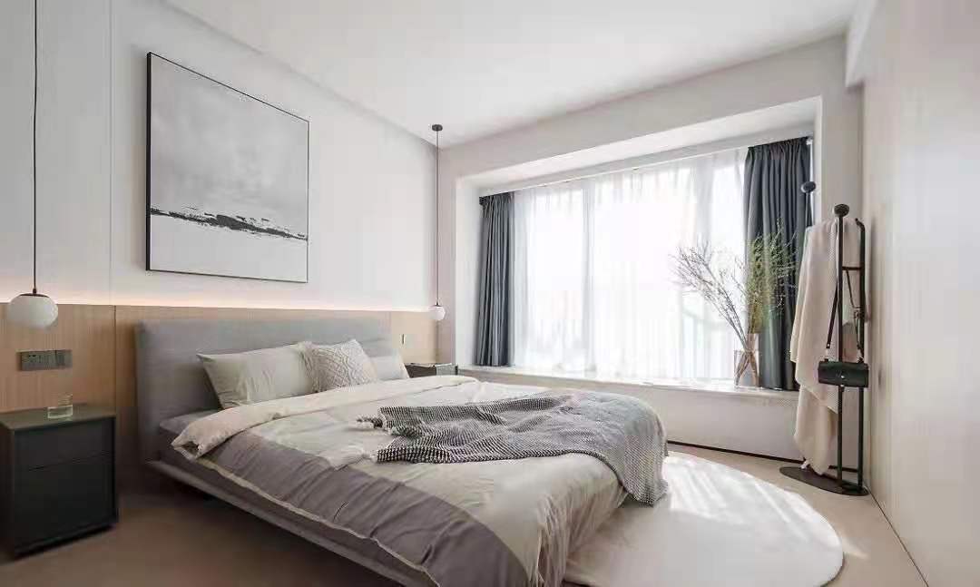 自然舒適的木飾面, 溫柔色調(diào)的軟裝，讓整個空間更具治愈感和親和力，加上生活的煙火氣，安靜而溫馨，平淡而簡單。 (5).jpg