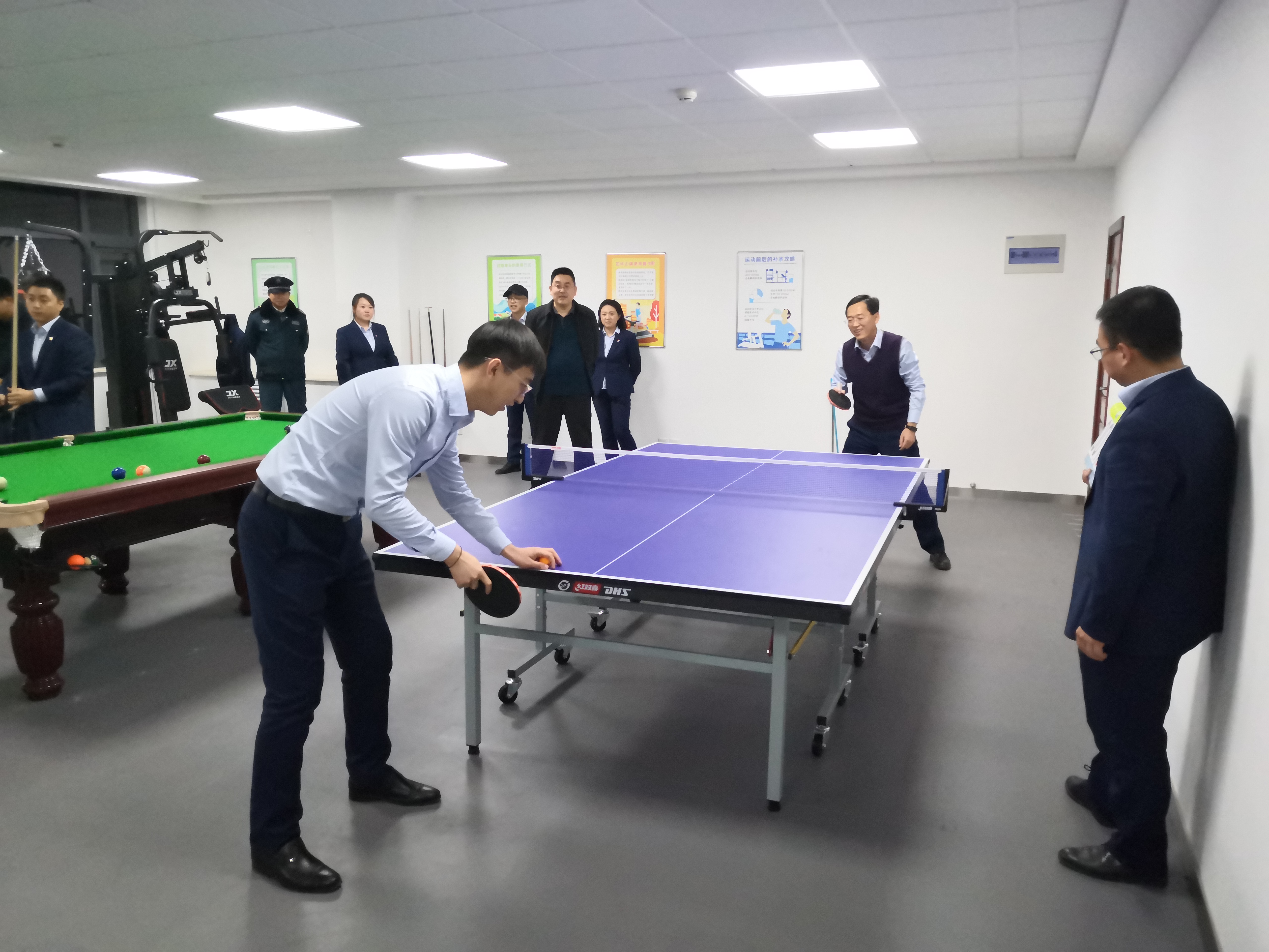 泓源公司舉辦“慶元旦、迎新春”職工乒乓球臺球比賽(圖4)