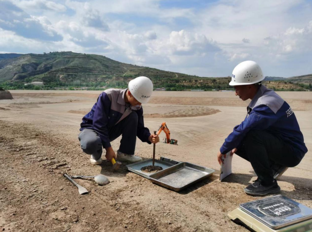 市產(chǎn)投集團(tuán)涇東設(shè)計公司參與2022年全市水利工程質(zhì)量抽檢(圖2)